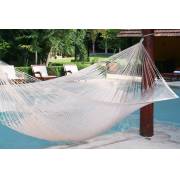 Queen Size Cream Cotton Mexican Hammock