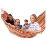 X-Large Orange Multi-Coloured Canvas Hammock Zoomed