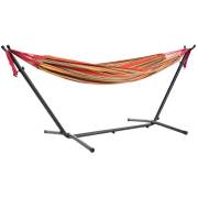 Free Standing Hammock - Multi-Colour Orange Folded