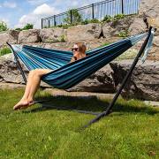 Free Standing Hammock: Large Mixed Blues