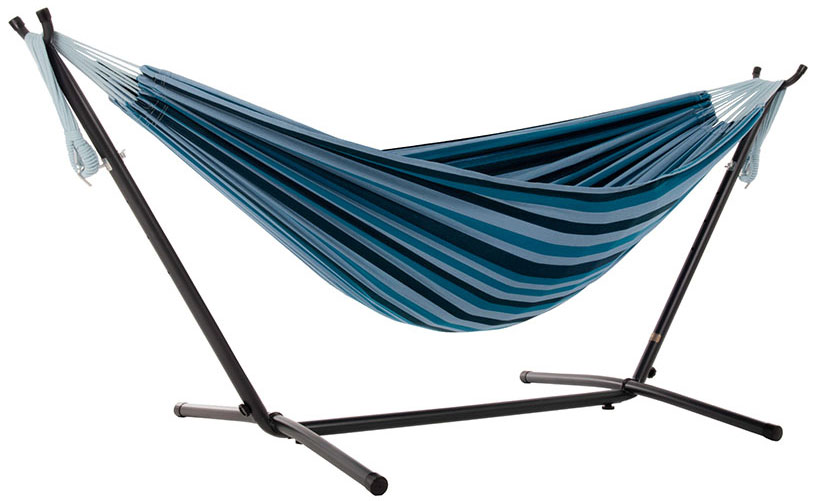 Free Standing Hammock: Large Mixed Blues