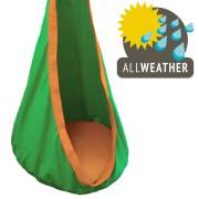 Green and Orange Waterproof Outdoor Sensory Swing Pod Chair