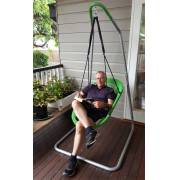 Green Oval Seat Swing