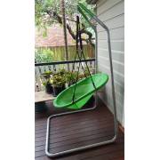 Green Oval Seat Swing