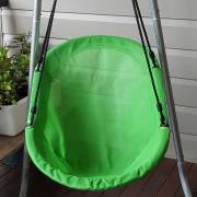 Green Oval Seat Swing