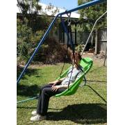 Green Oval Seat Swing