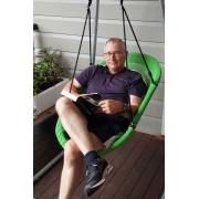 Green Oval Seat Swing