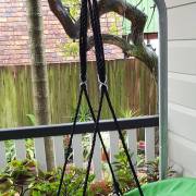 Green Oval Seat Swing