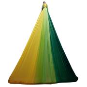 Large Tritone Silky Nylon Wrap Swing (Yellow Green) (450x250cm)