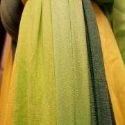 Large Tritone Silky Nylon Wrap Swing (Yellow Green) (450x250cm)