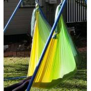 Large Tritone Silky Nylon Wrap Swing (Yellow Green) (450x250cm)