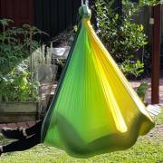 Large Tritone Silky Nylon Wrap Swing (Yellow Green) (450x250cm)