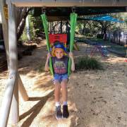 Green Waterproof Cloth Swing