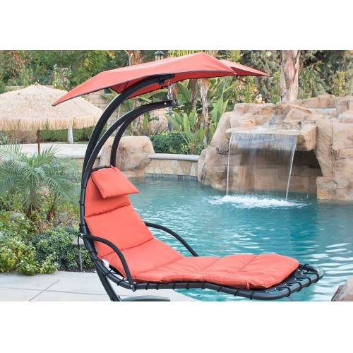 Dream Chair Hanging Lounger by the Pool