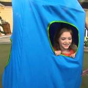 Blue Hangout Hanging Nest with Tripod Stand