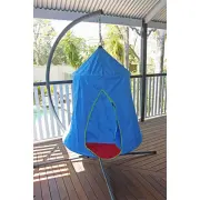 Blue Hangout Hanging Nest with Stand