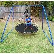 150cm Black Mat Nest Swing with Swing Set Stand