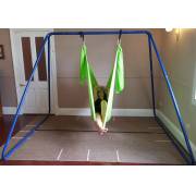 Large Green Nylon Wrap Therapy Swing with Swing Set Stand