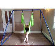Large Green Nylon Wrap Therapy Swing with Swing Set Stand