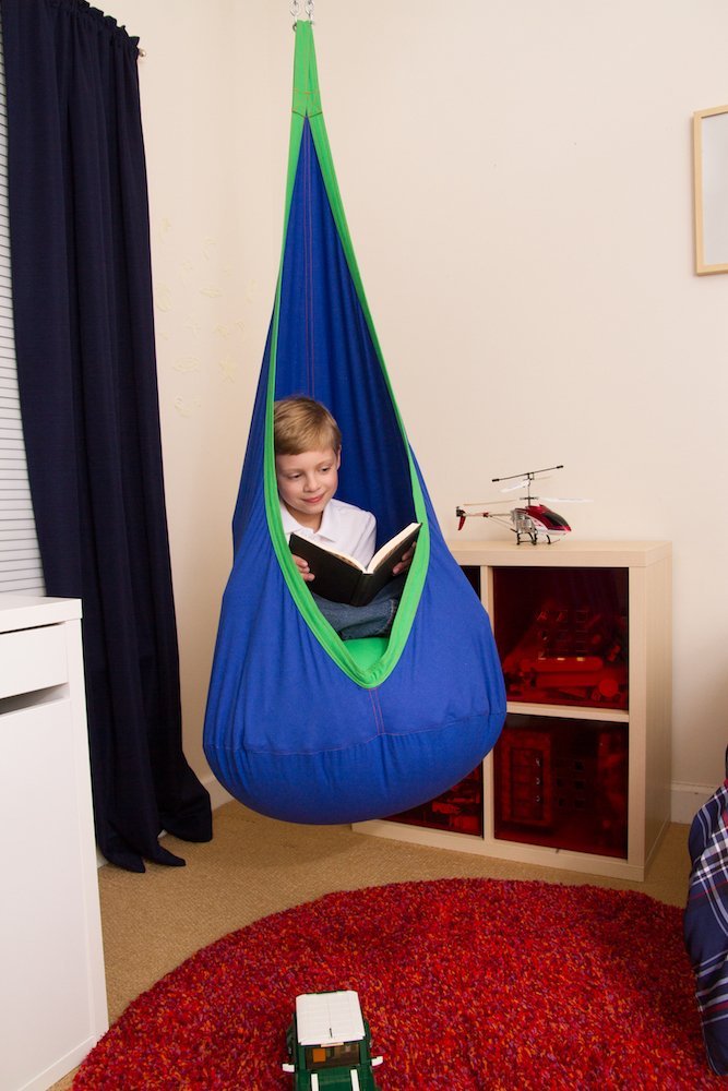 kids_pod_swing_chair_blue_green_boy