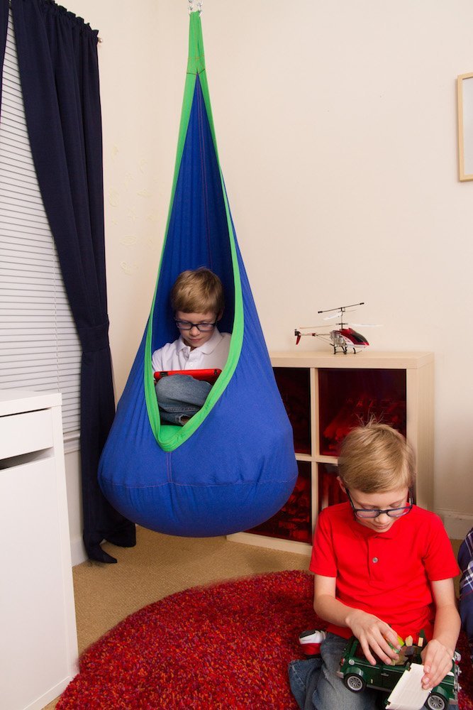 kids_sensory_swing_pod_chair_blue_green_reading
