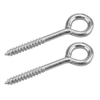 Large Hammock Screw Eyes: Pair