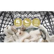 Round Macrame Hammock Chair Dark Gray