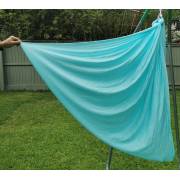 Medium Teal Nylon Wrap Swing with Medium Swing Set Stand