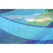 Queen Size Mixed Blues Cotton Mexican Hammock