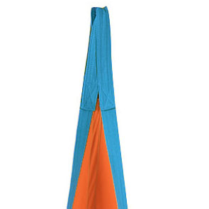 Orange And Blue Kids Sensory Swing Pod Chair - Heavenly Hammocks