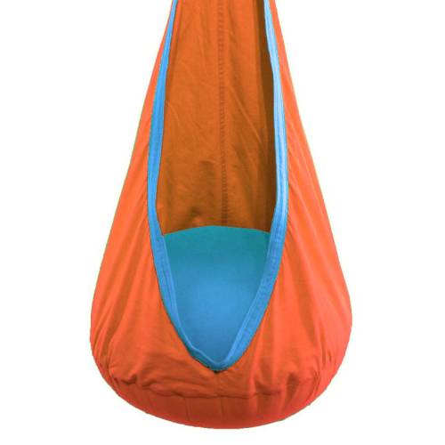 Orange And Blue Kids Sensory Swing Pod Chair Heavenly