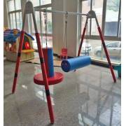 Padded Sensory Swing Stand with Bolster Swing and Flexion Disc