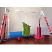 Padded Sensory Swing Stand with Bolster Swing and Flexion Disc