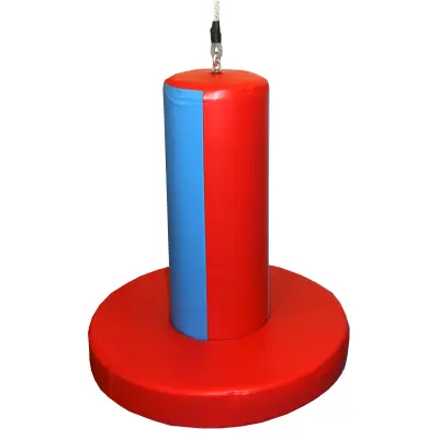 Red and Blue Flexion Disk Swing