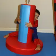 Red and Blue Flexion Disk Swing