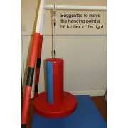 Red and Blue Flexion Disk Swing