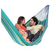Large Teal Blue Canvas Hammock Zoomed