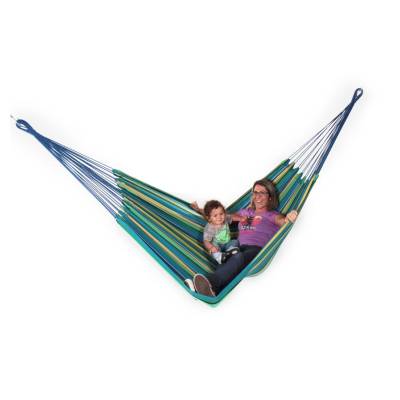 Large Teal Blue Canvas Hammock