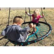 100cm Teal Web Nest Tire Swing