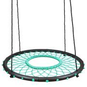 100cm Teal Web Nest Tire Swing