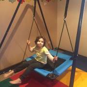 80cm Blue Square Nest Swing