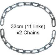 Zinc Plated Iron Chains - 11 Links