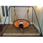 Large Green Nylon Wrap Therapy Swing with Swing Set Stand