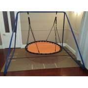150cm Orange Mat Nest Swing with Swing Set Stand