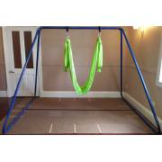 Large Green Nylon Wrap Therapy Swing with Swing Set Stand