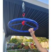 Blue Swivel Swing