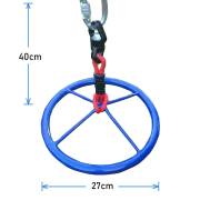Blue Swivel Swing
