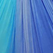 Large Tritone Silky Nylon Wrap Swing (Teal Blue) (450x250cm)