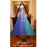 Large Tritone Silky Nylon Wrap Swing (Teal Blue) (450x250cm)