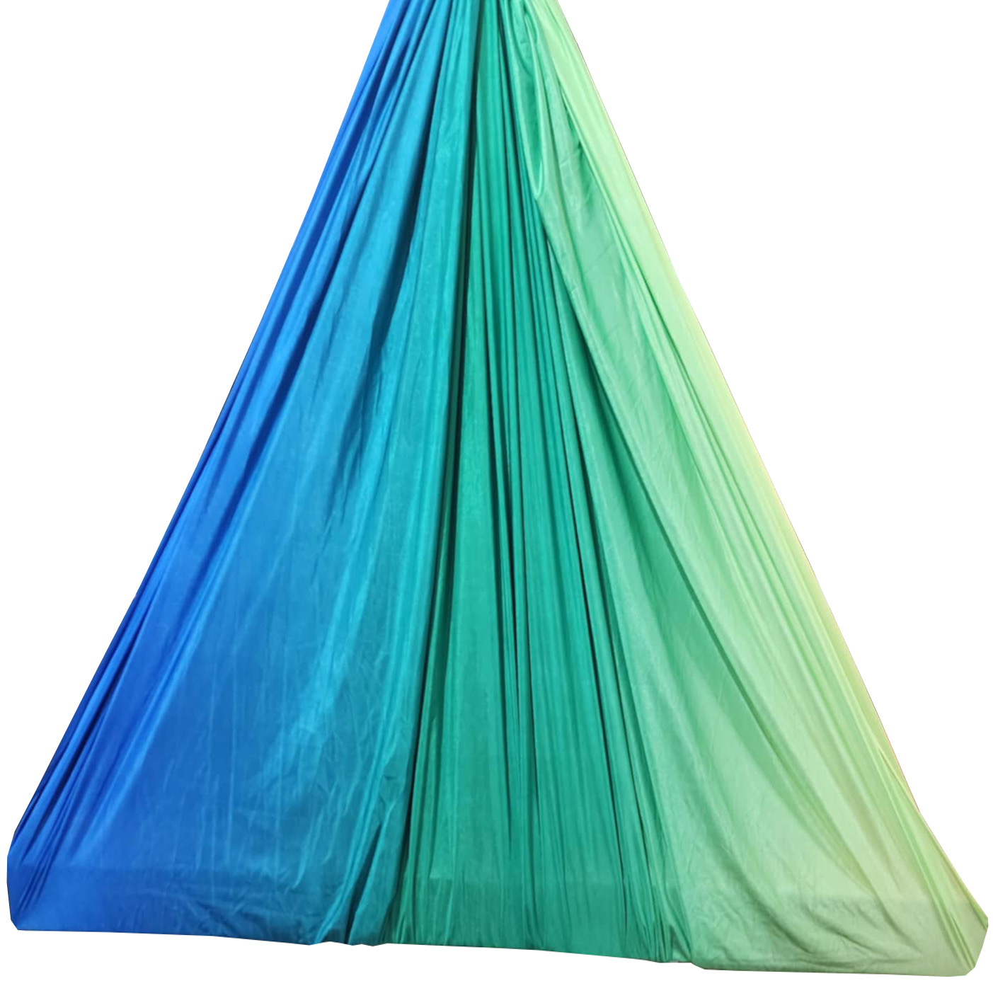 Large Tritone Silky Nylon Wrap Swing (Blue Green) (450x250cm)